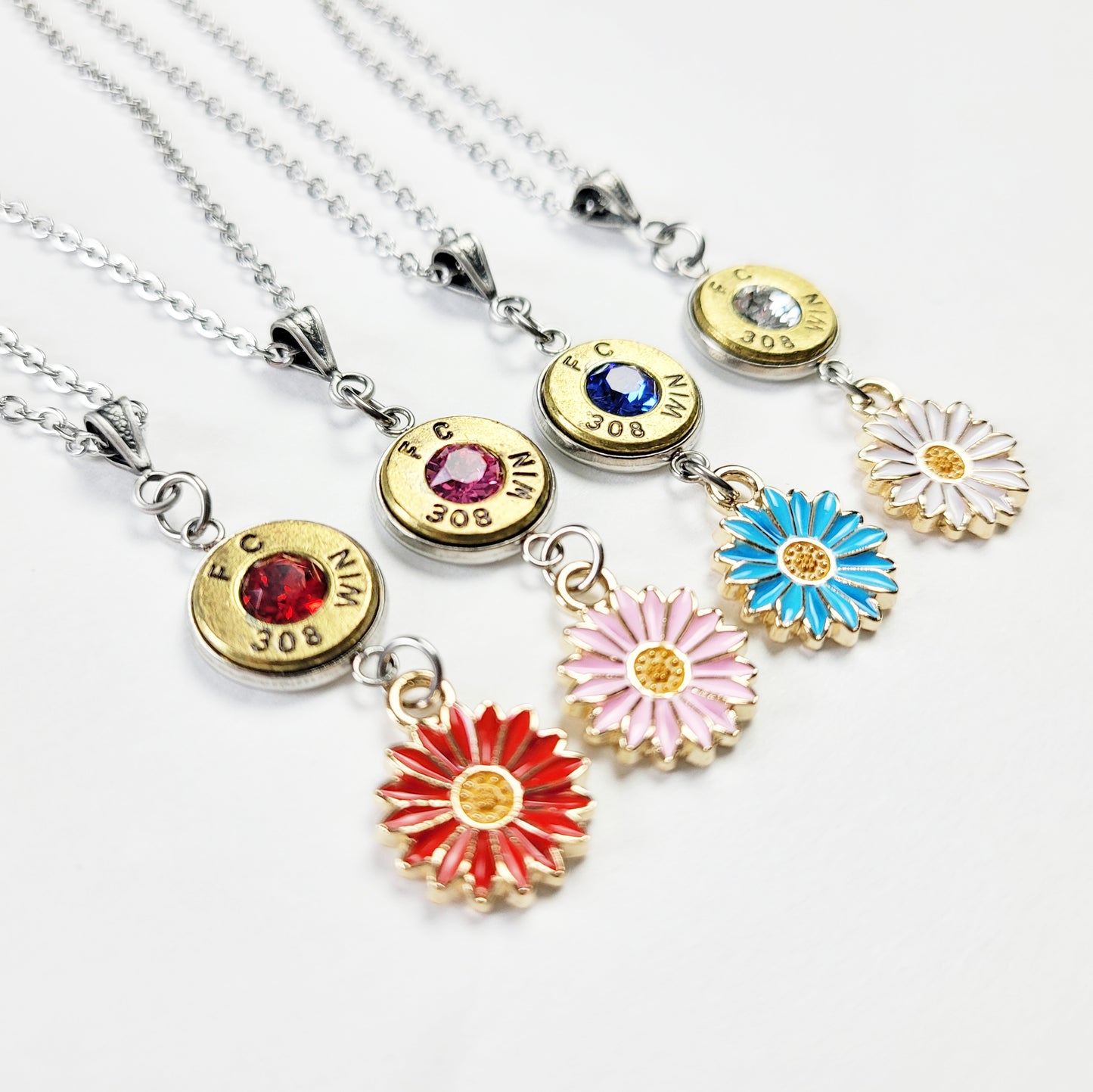 Daisy Bullet Necklace