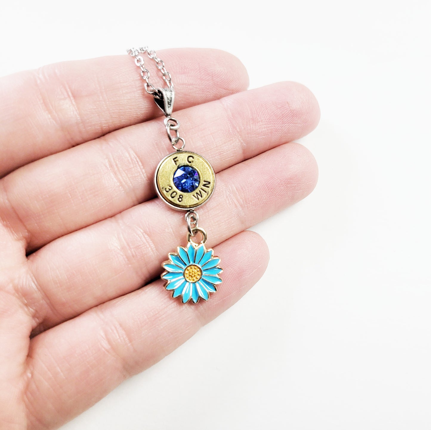 Daisy Bullet Necklace