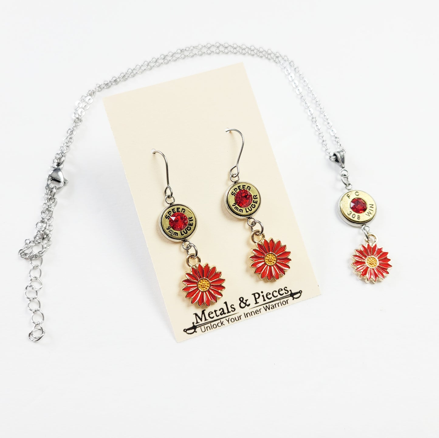 Daisy Bullet Necklace