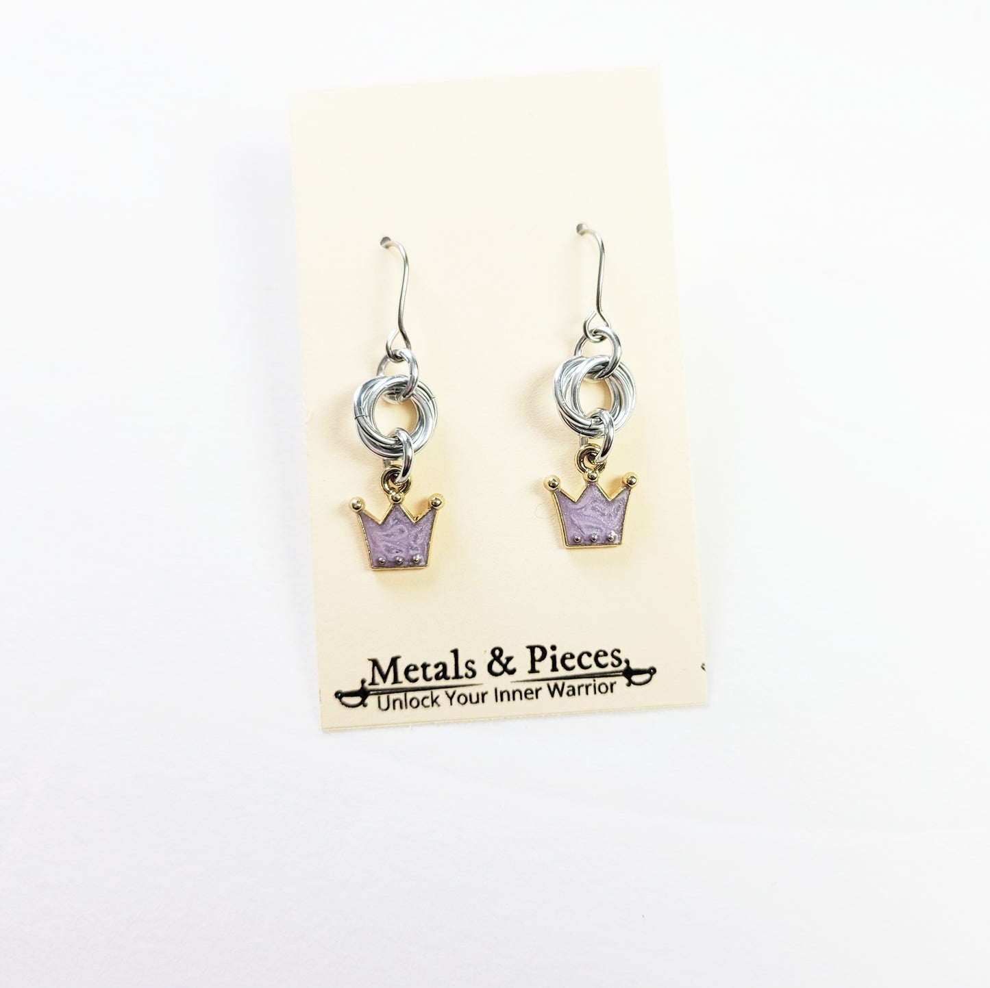 Purple Princess Earrings