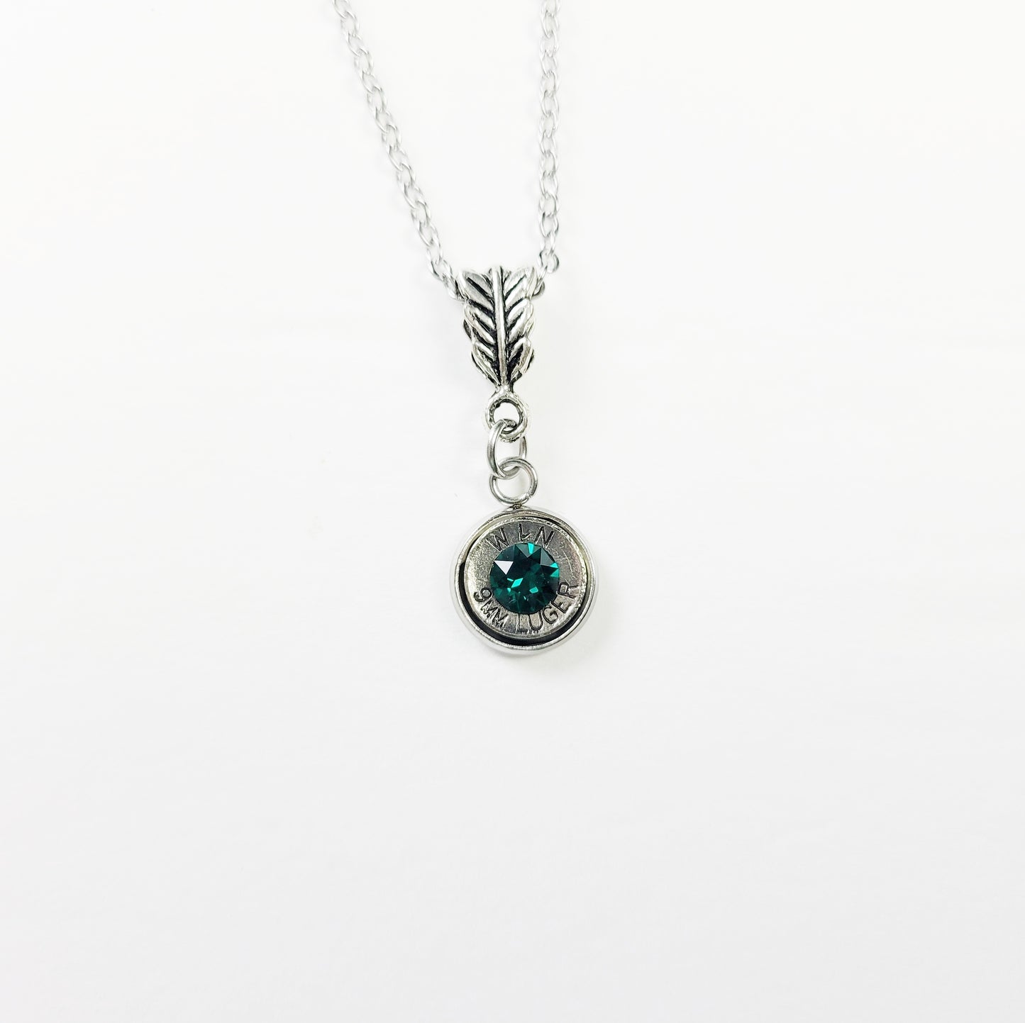 Emerald Leaf Necklace