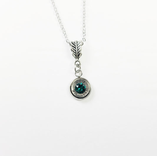 Emerald Leaf Necklace