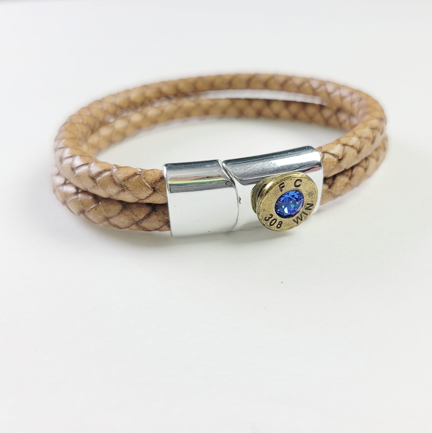 Leather Bullet Bracelet