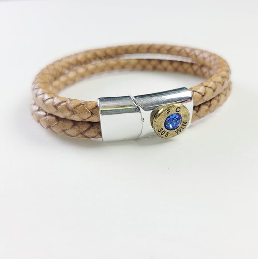 Leather Bullet Bracelet
