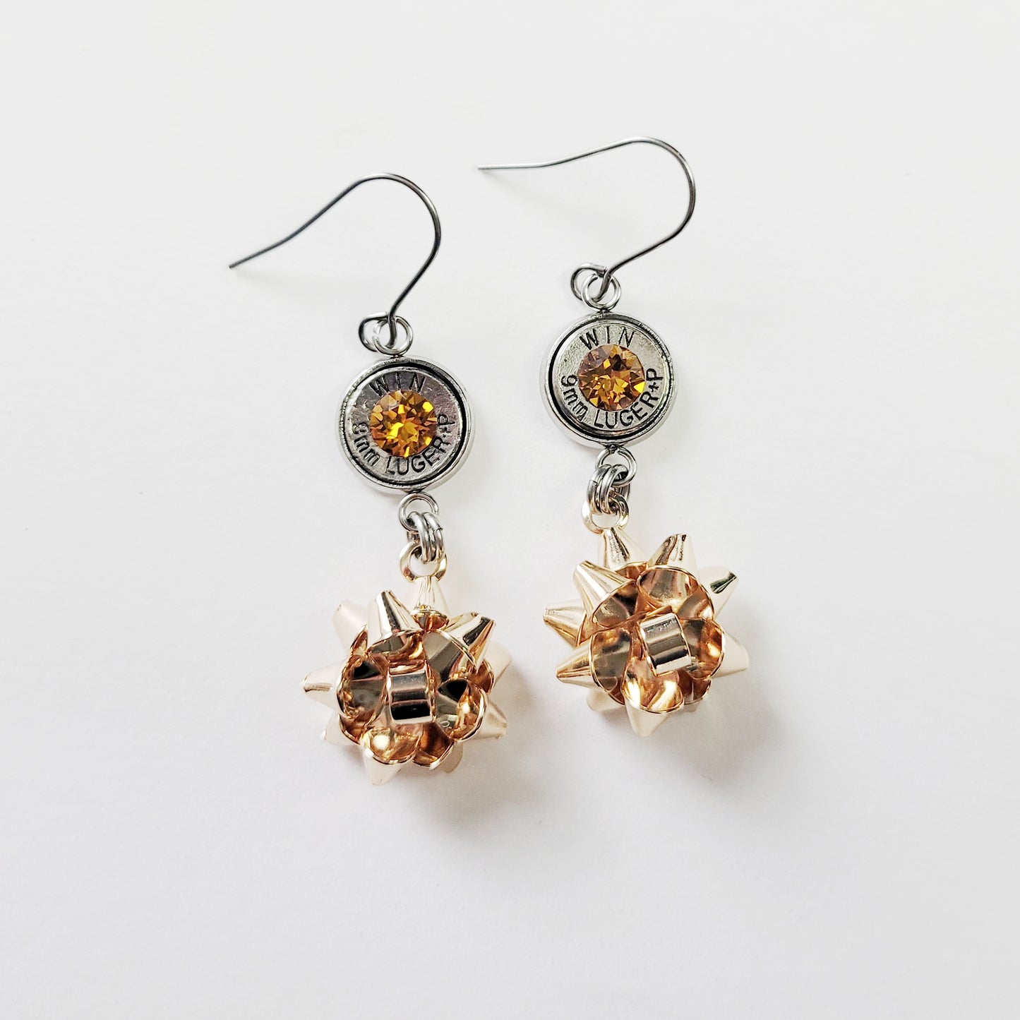 Bow Bullet Earrings