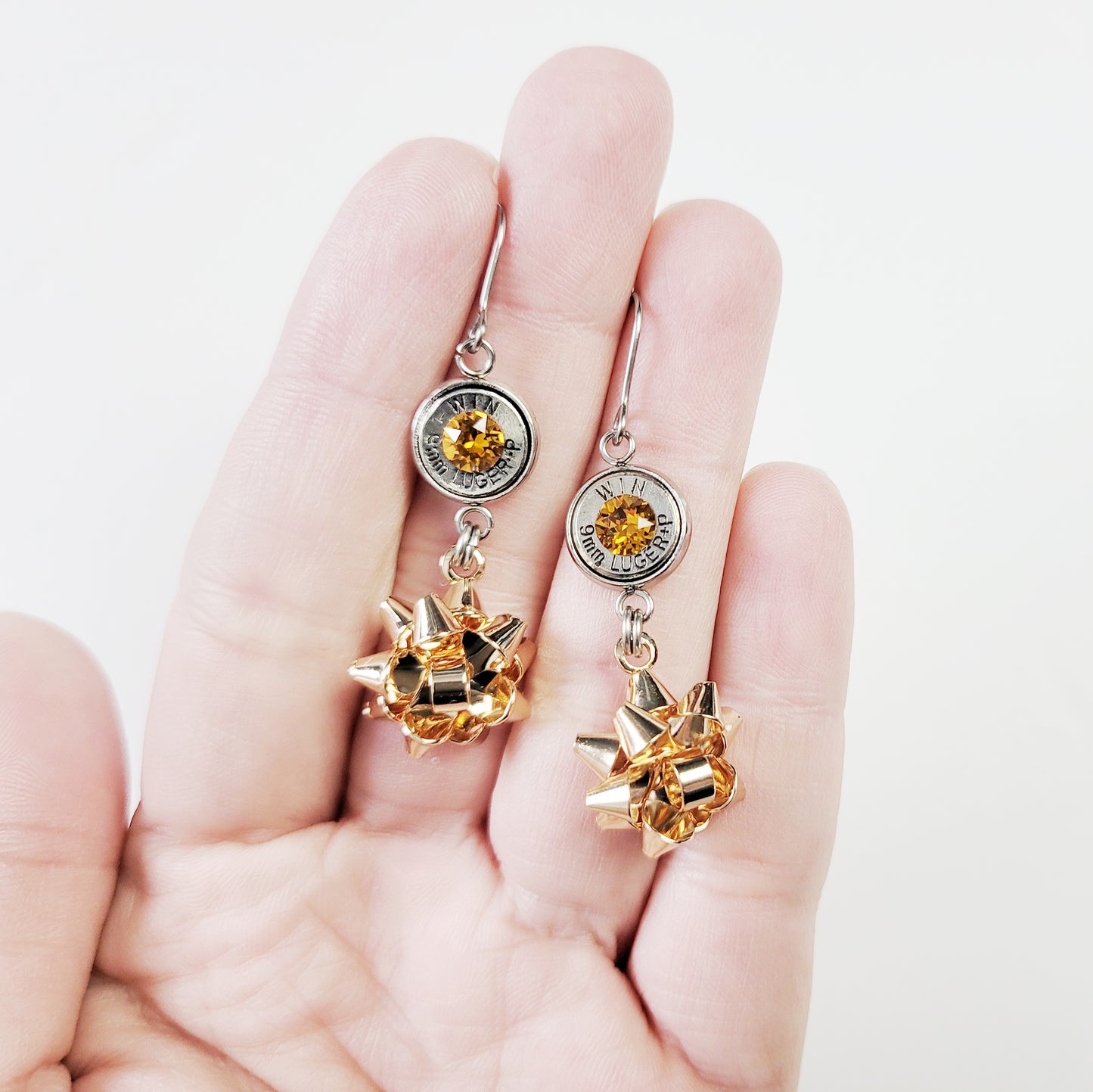 Bow Bullet Earrings
