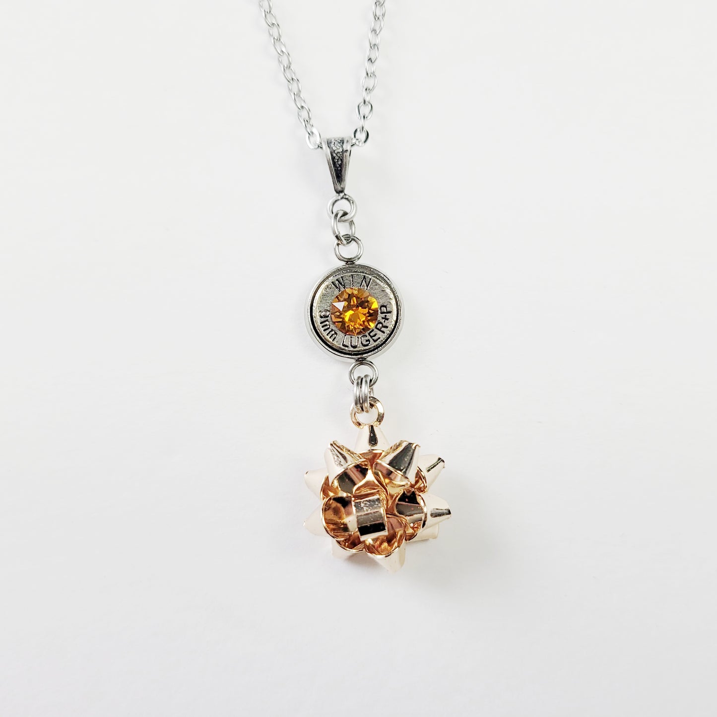 Bow Bullet Necklace
