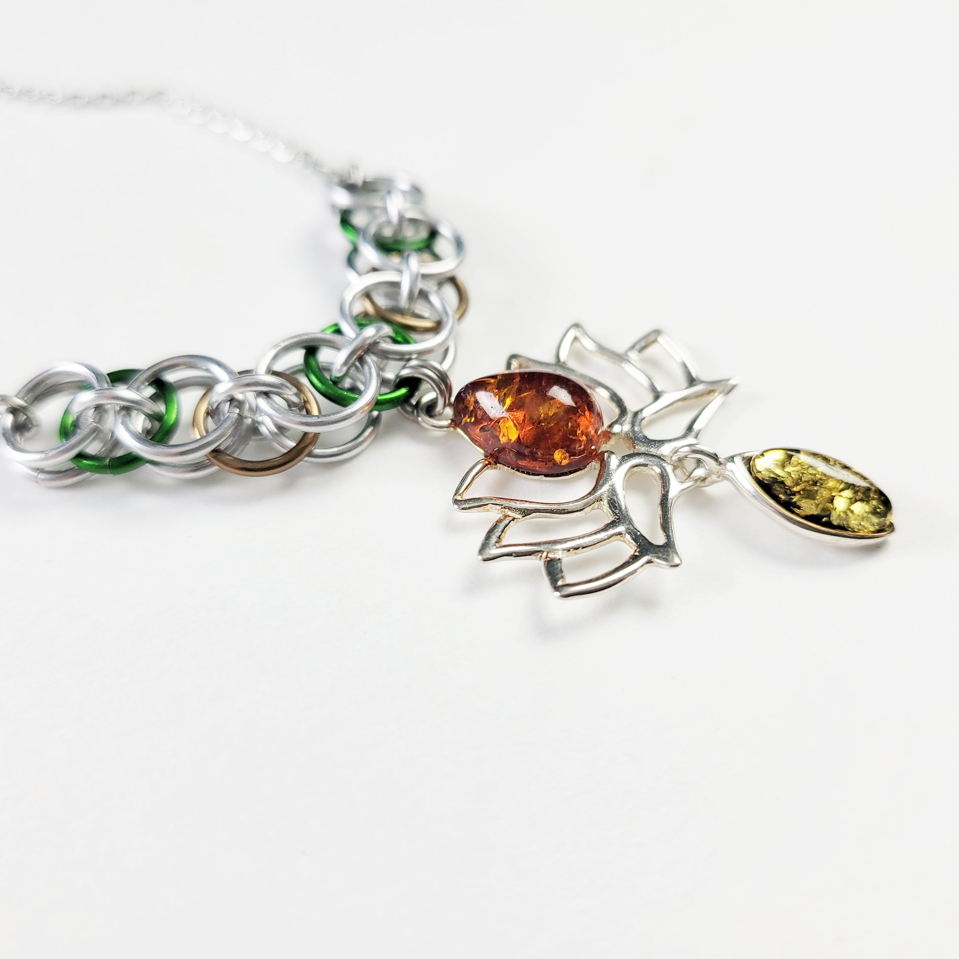 Nature-inspired spiritual jewelry with Baltic amber