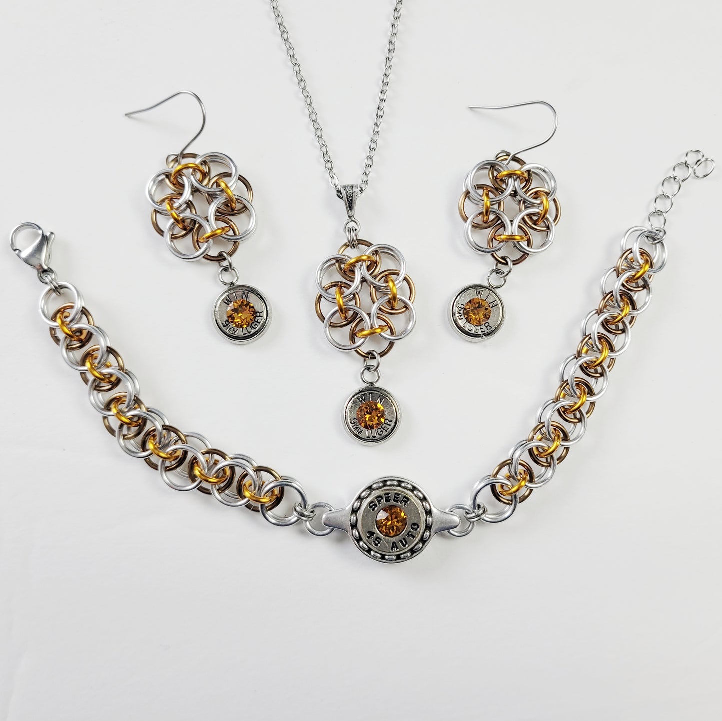 Pumpkin Pie Bullet Earrings