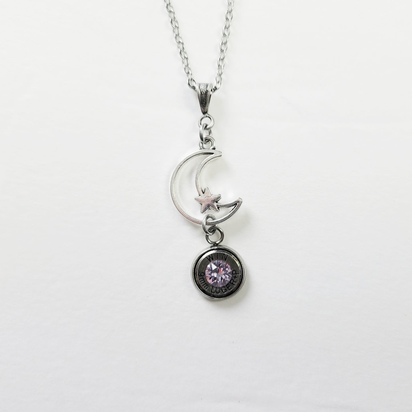 Amethyst Celestial Bullet Necklace