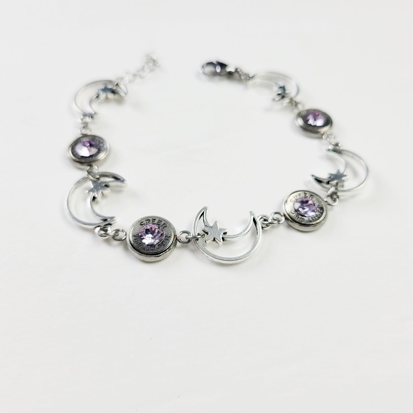 Amethyst Celestial Bullet Bracelet