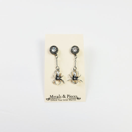 Spider Bullet Earrings