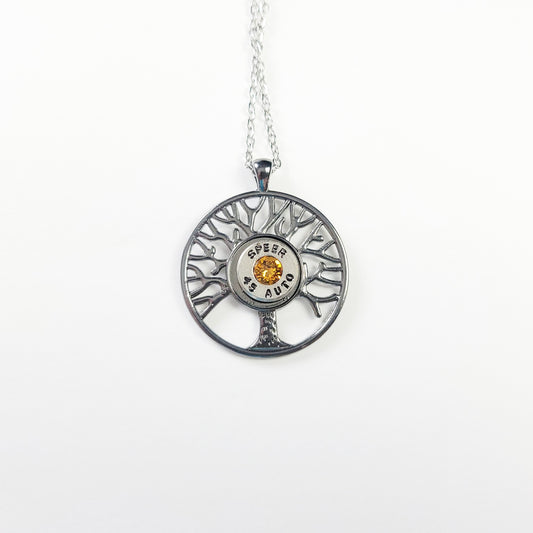 Haunted Tree of Life Bullet Necklace