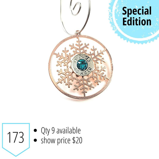 Special Edition Rose Gold Snowflake Ornament