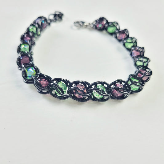 Spooky Captured Bead Bracelet