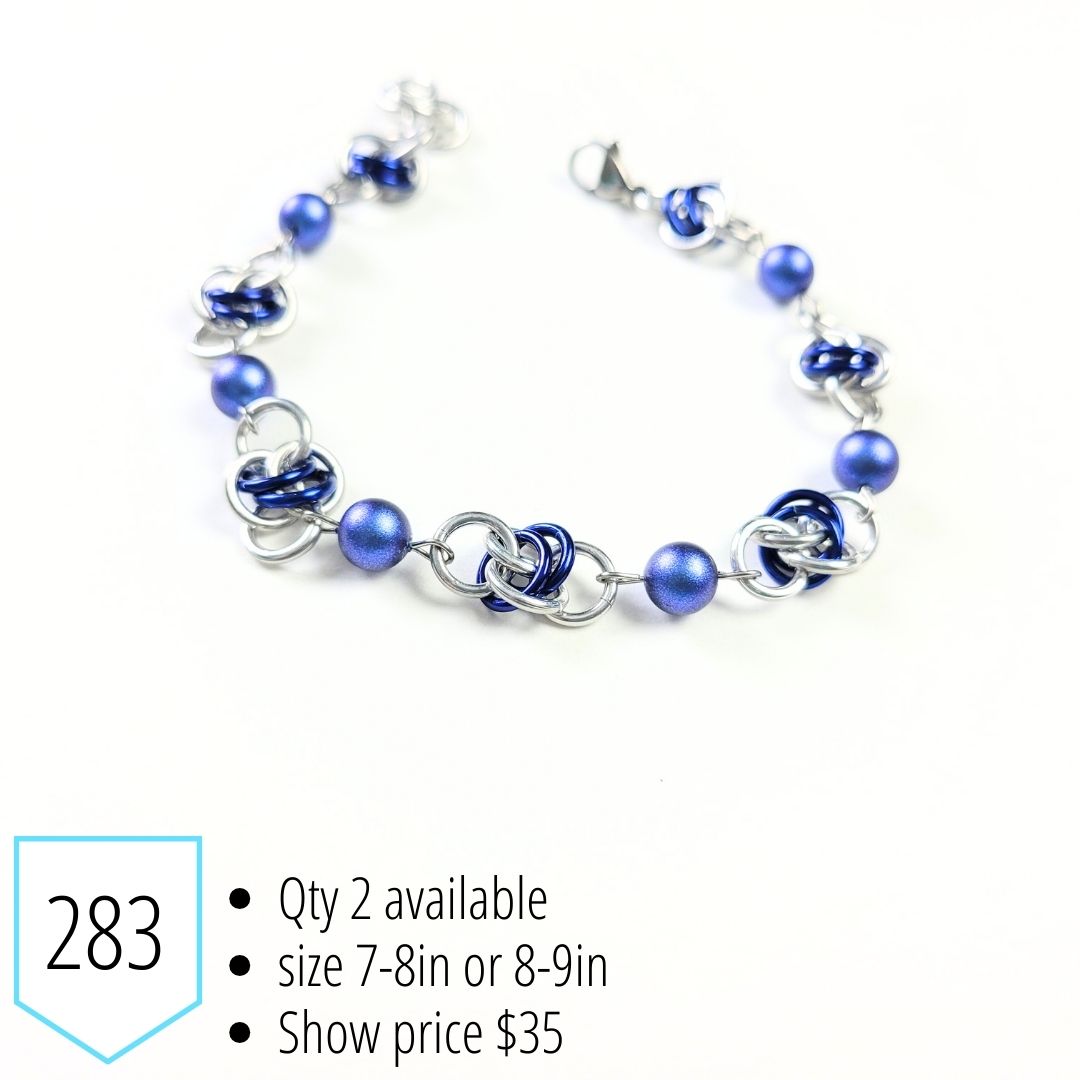 Blue Pearl Bracelet