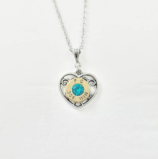 Bullet Heart Necklace