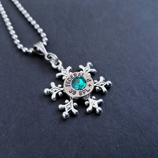 Snowflake Bullet Necklace