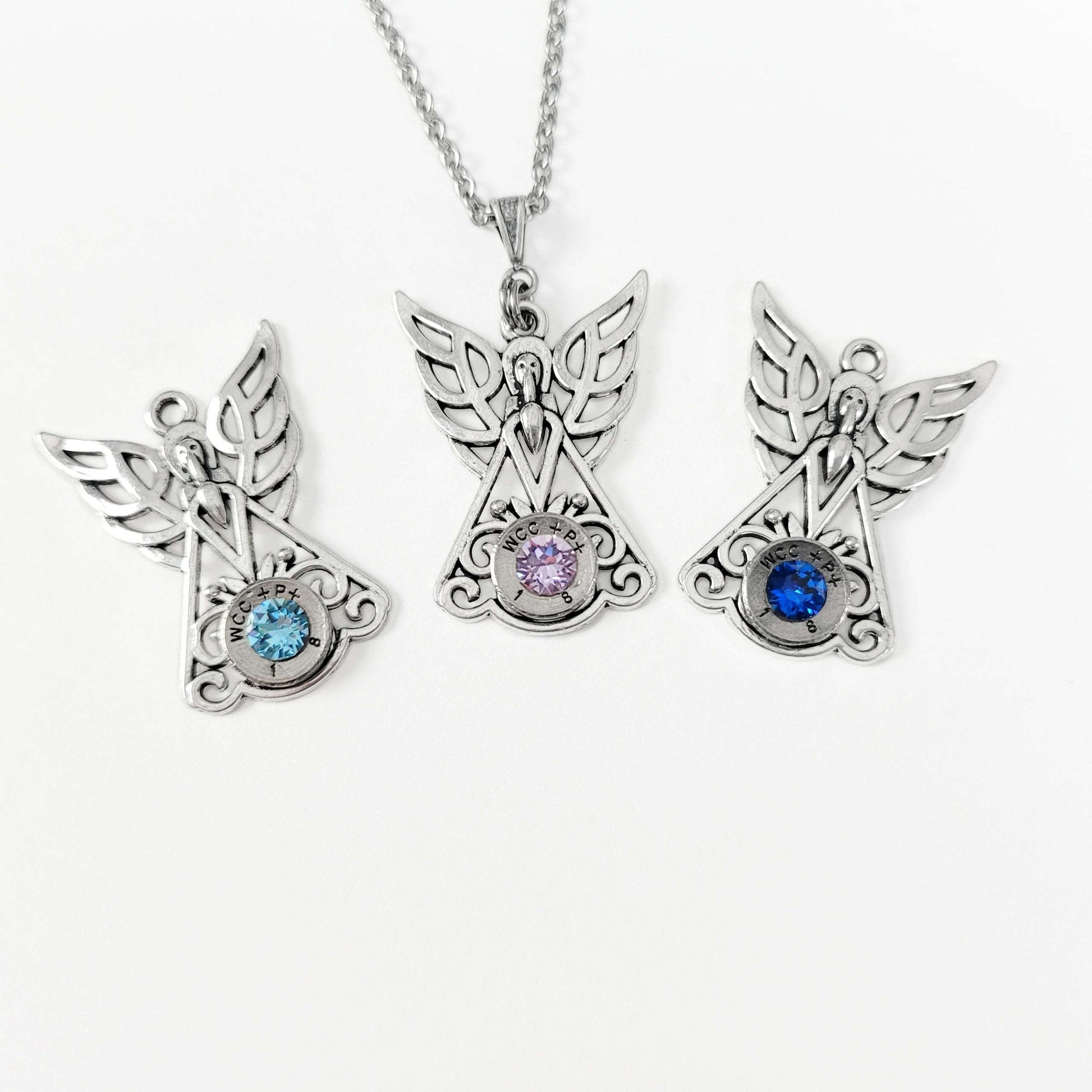 Celtic Angel Bullet Necklace